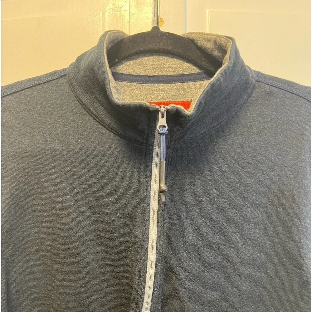 The North Face Men’s 1/4 Zip Pullover Sweater Size Medium Color Blue